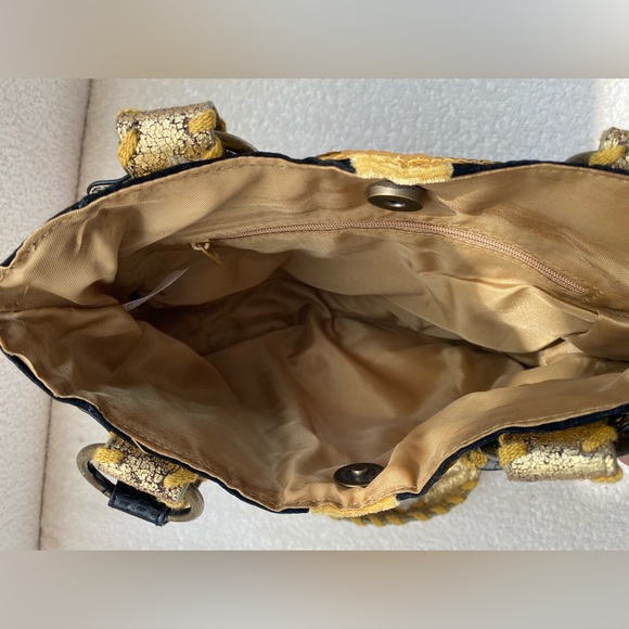 Very unique handbag. Multi color with sequins and crystals. - Picture 7 of 7